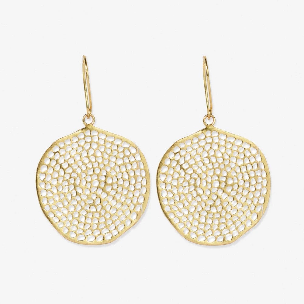 Ink+Alloy Gold Dangle Earrings